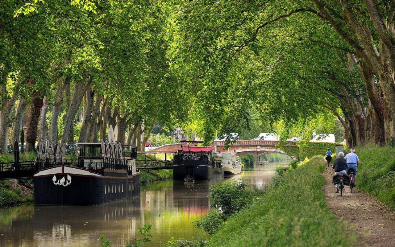 Evasion Depaysante Canal Du Midi * Terrasse & Spa Castelnaudary Buitenkant foto